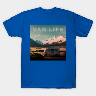 Van Life Camper RV Outdoors in Nature T-Shirt